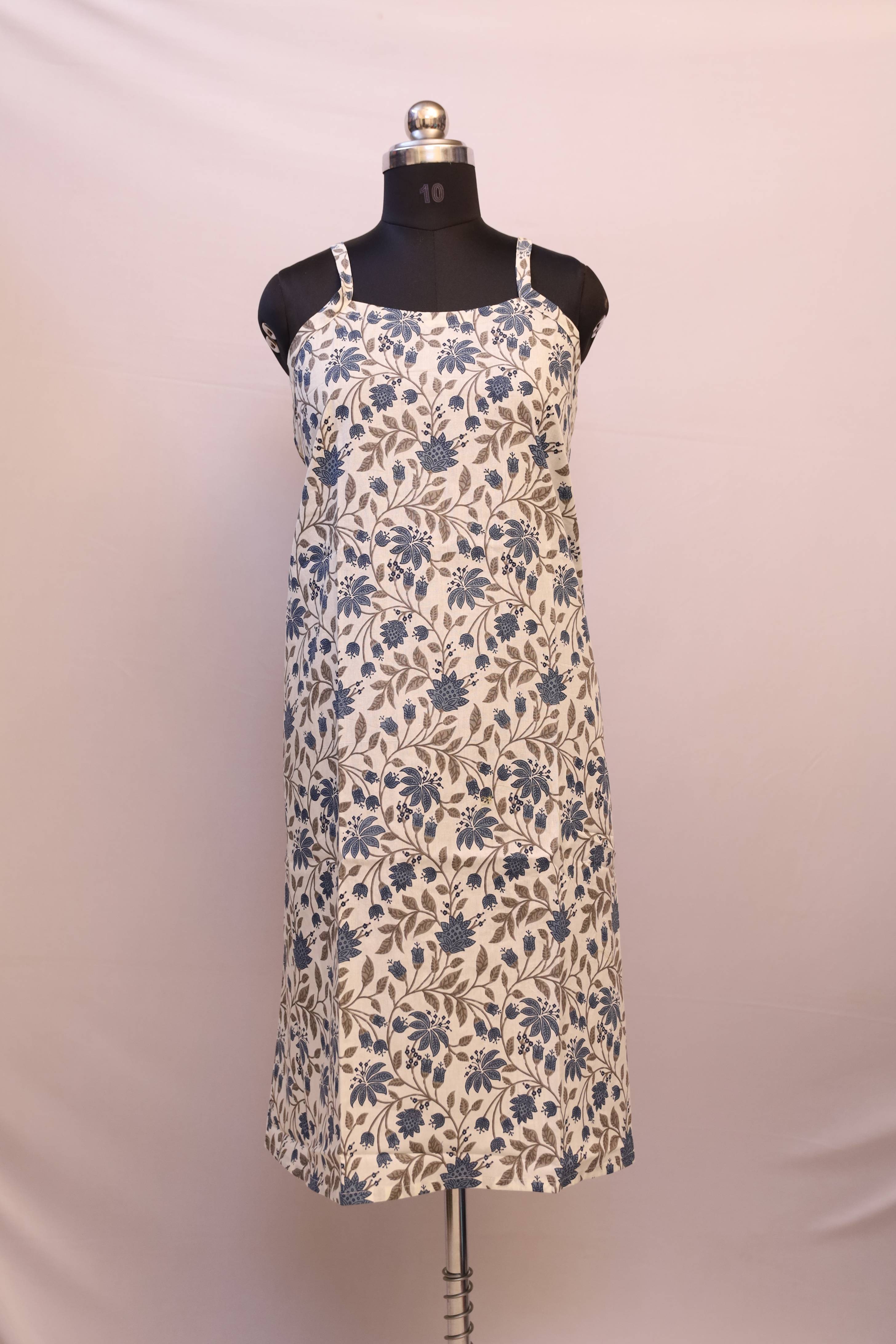 Botanical Bliss Spaghetti Kurti