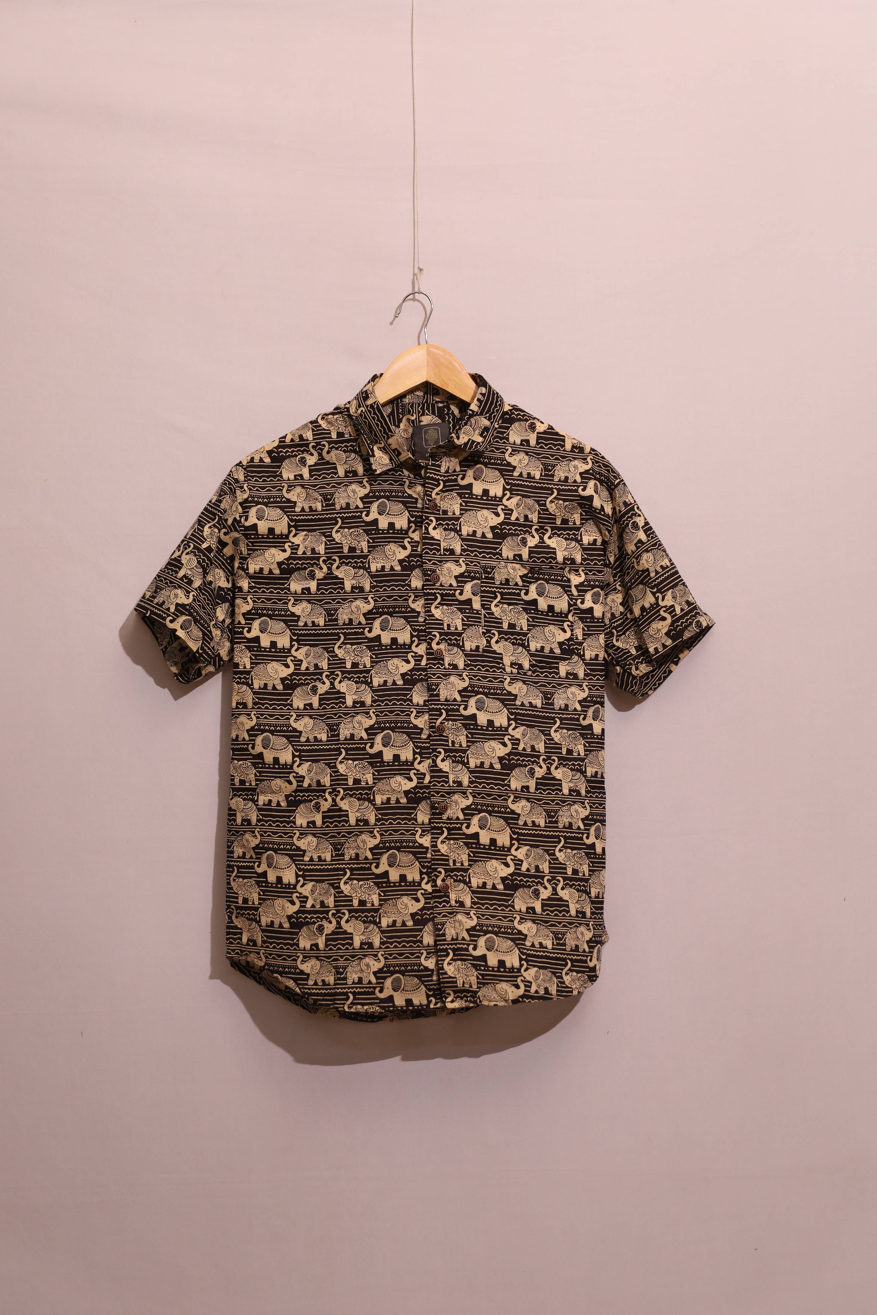 Caramel Elephant Parade Unisex Shirt