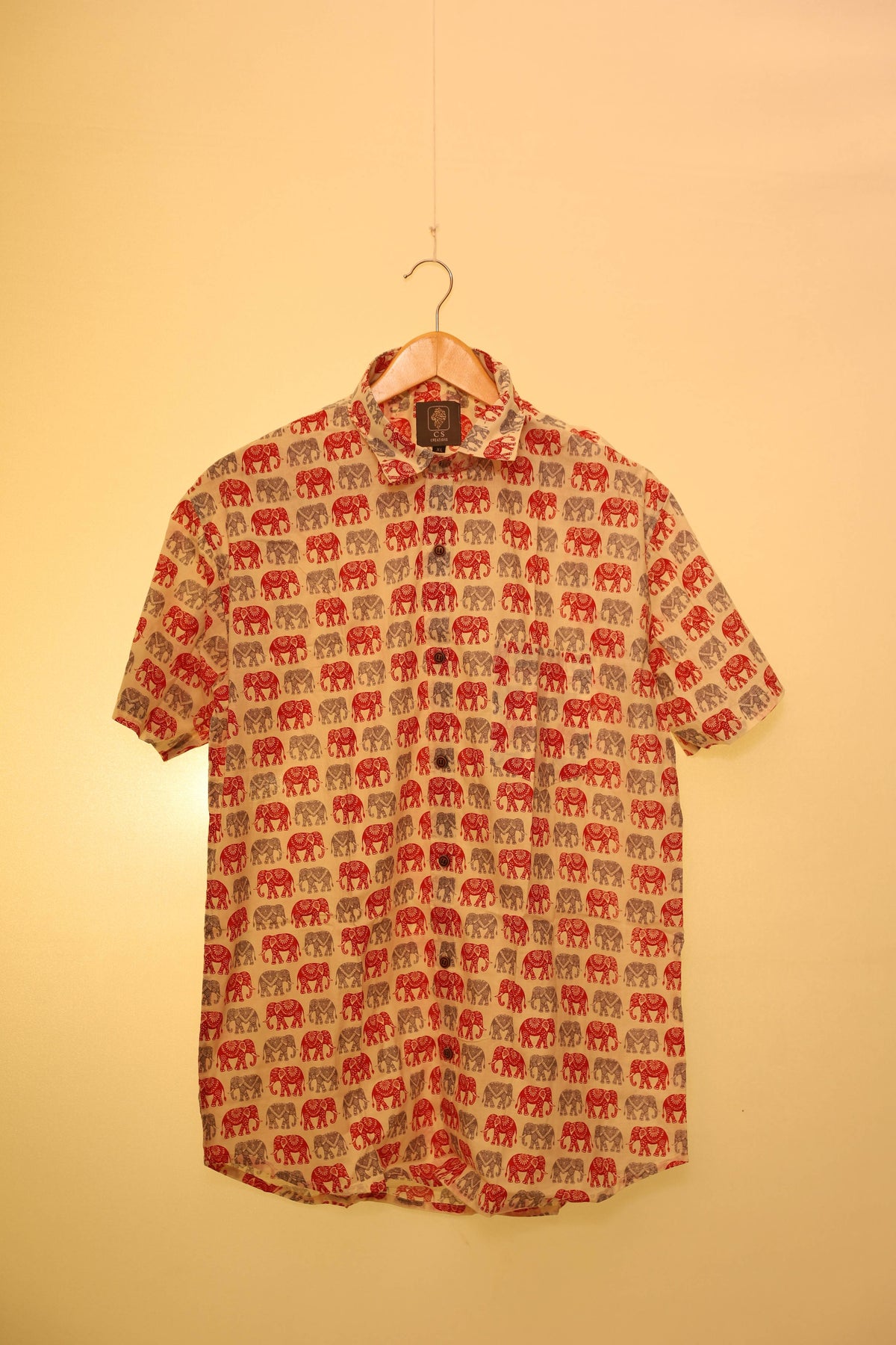 Carnival Elephant Cotton Shirt