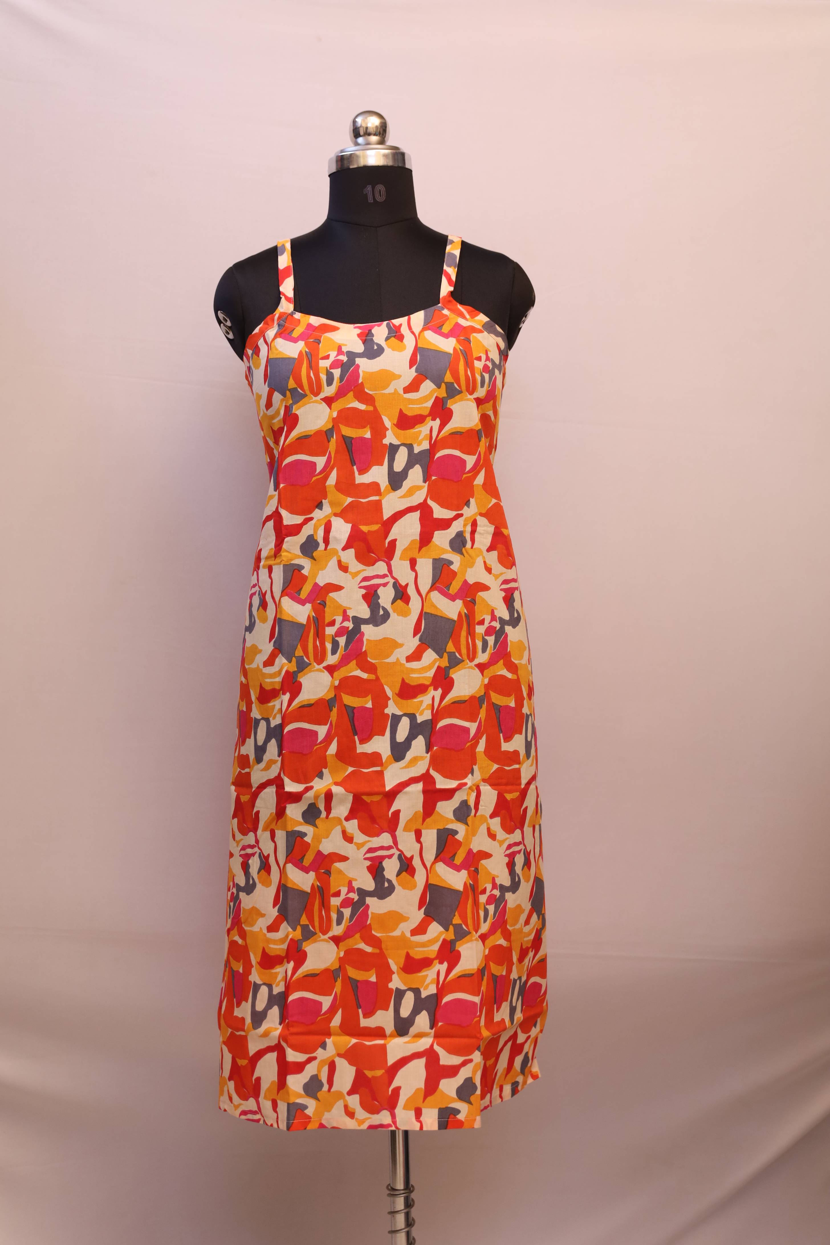 Fiery Abstract Spaghetti Kurti