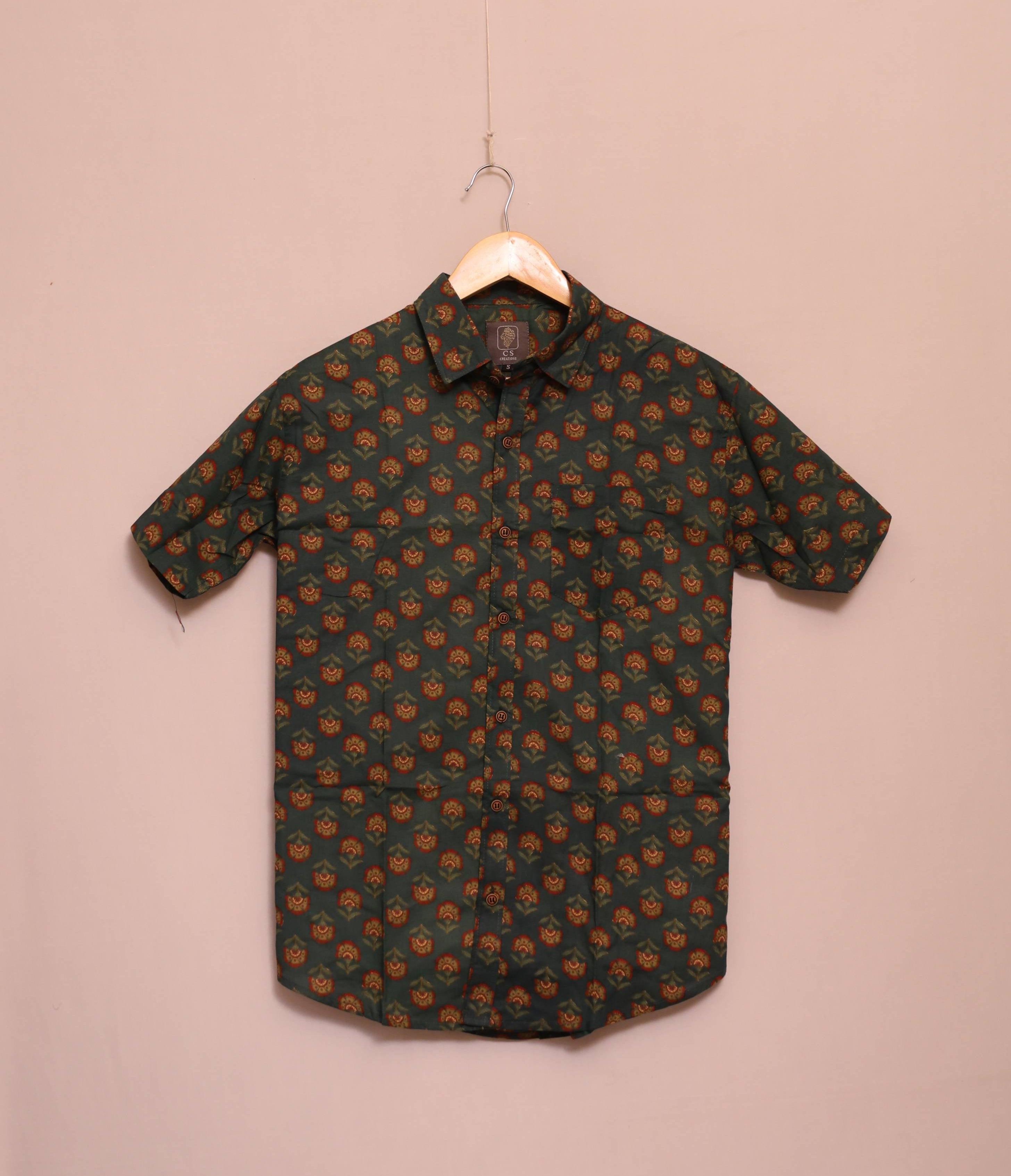 Forest Ember Cotton Shirt
