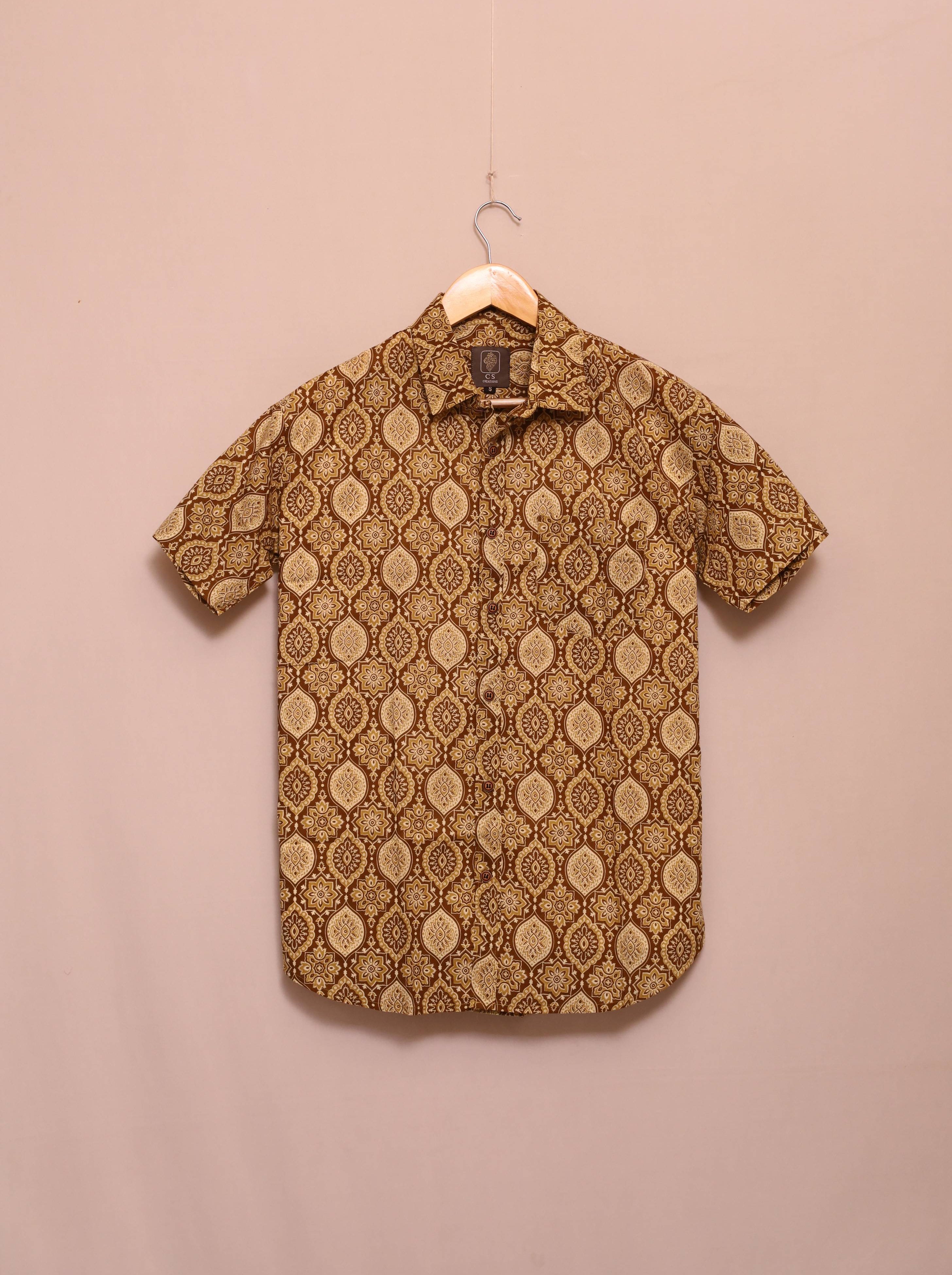 Golden Medallion Unisex Cotton Shirt