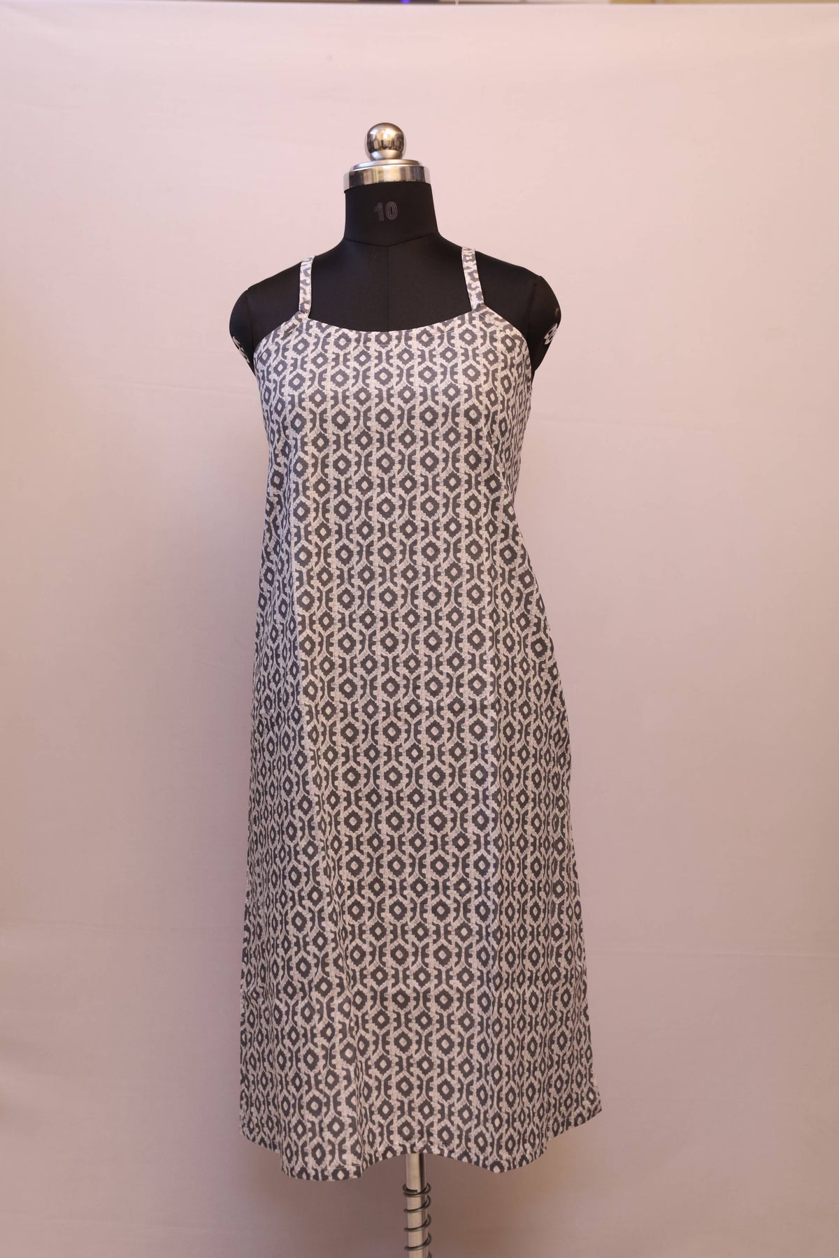 Grey Maze Spaghetti Kurti