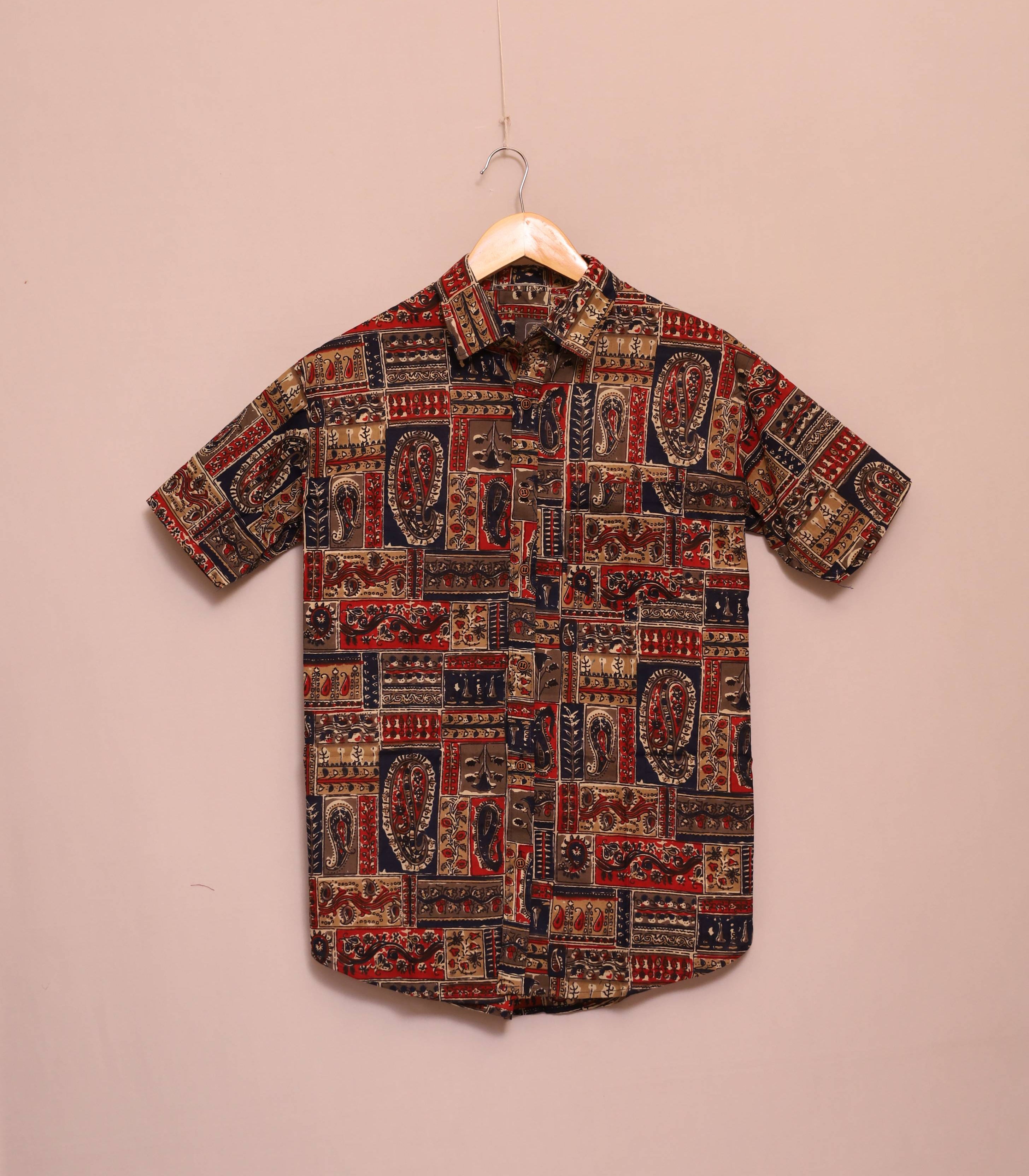Heritage Mosaic Cotton Shirt