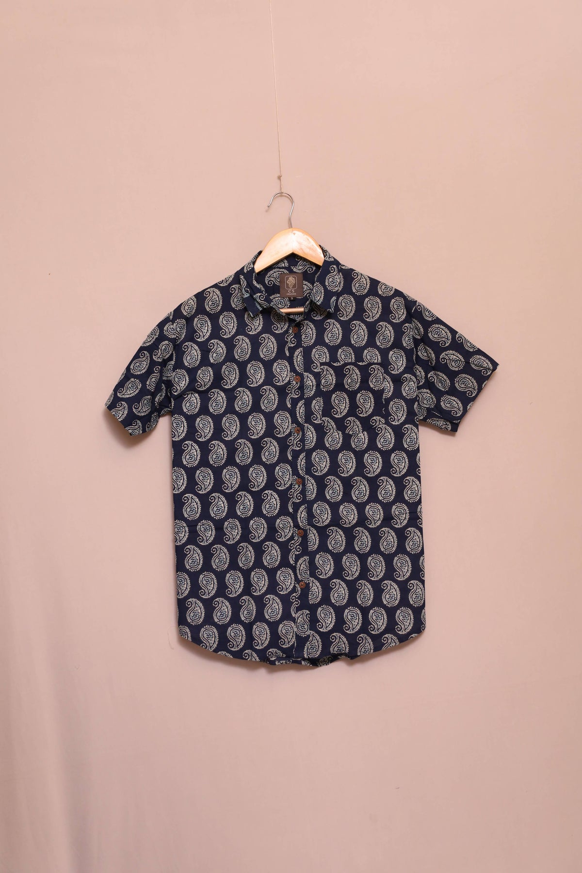 Indigo Handcrafted Cotton Shirt