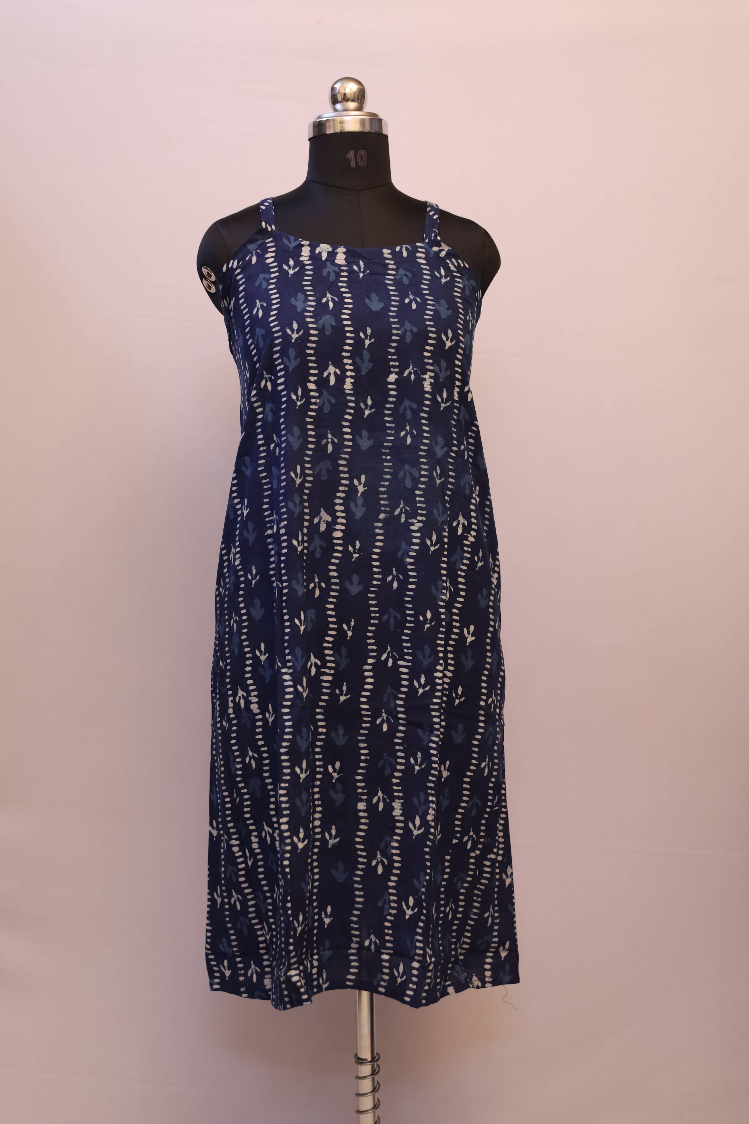 Indigo Vine Spaghetti Kurti