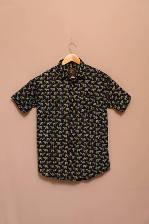 Midnight Safari Unisex Cotton Shirt