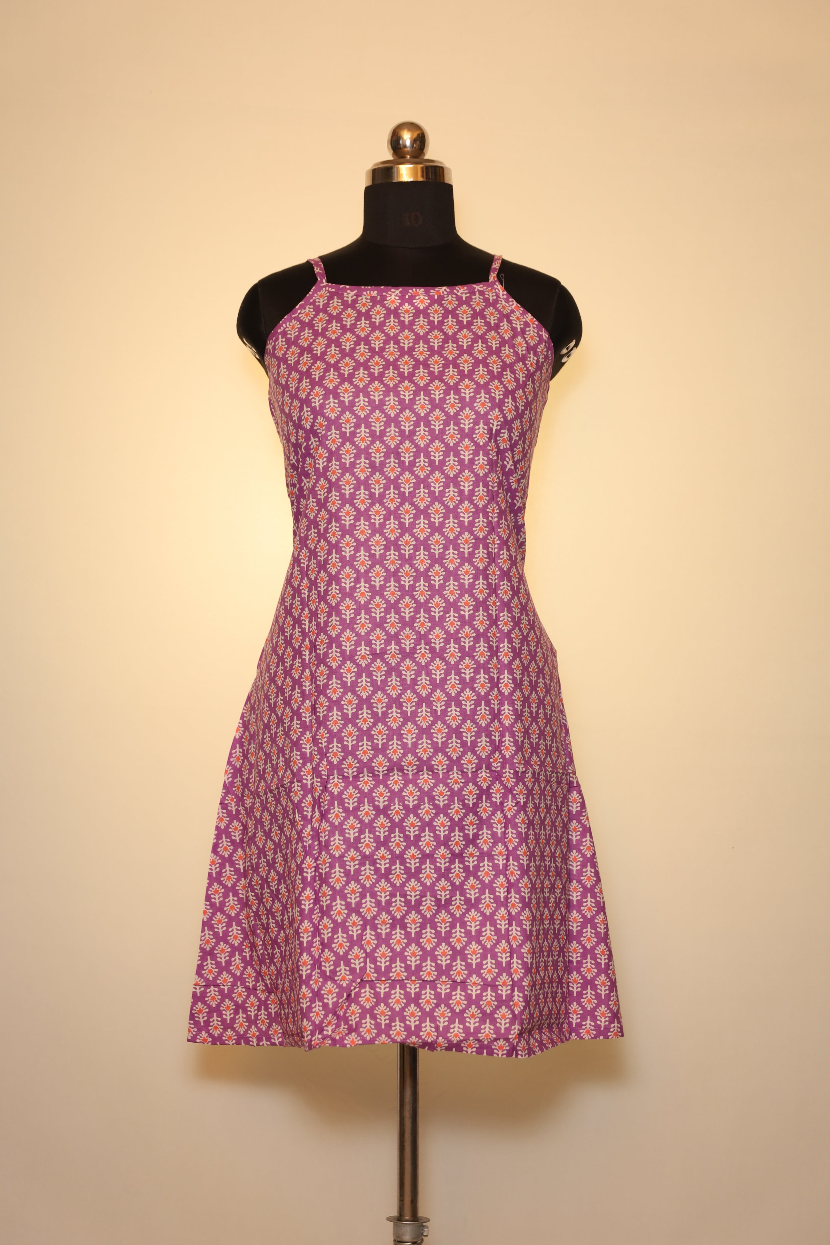 Pink and White Floral Print