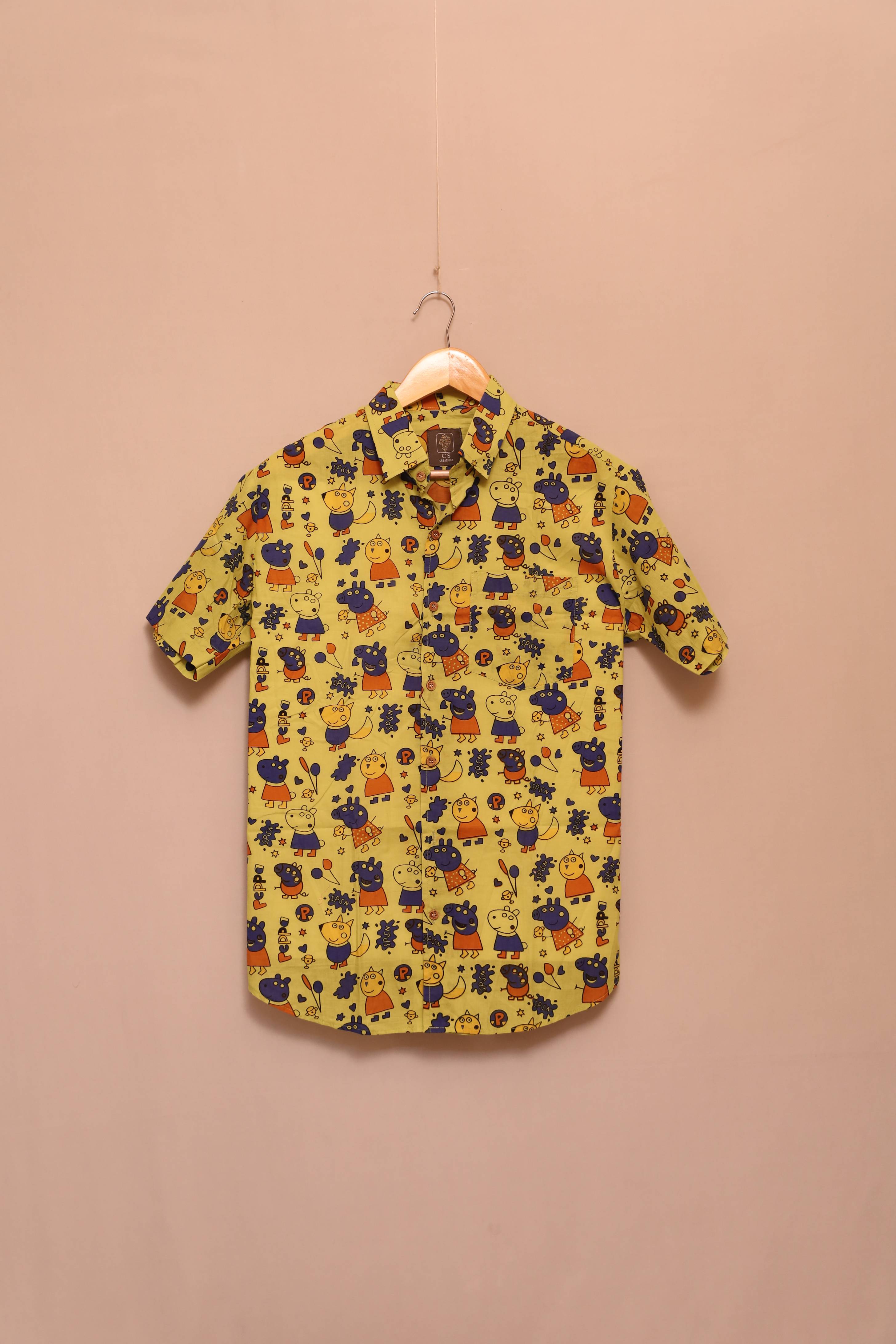 Playful Critters Unisex Cotton Shirt