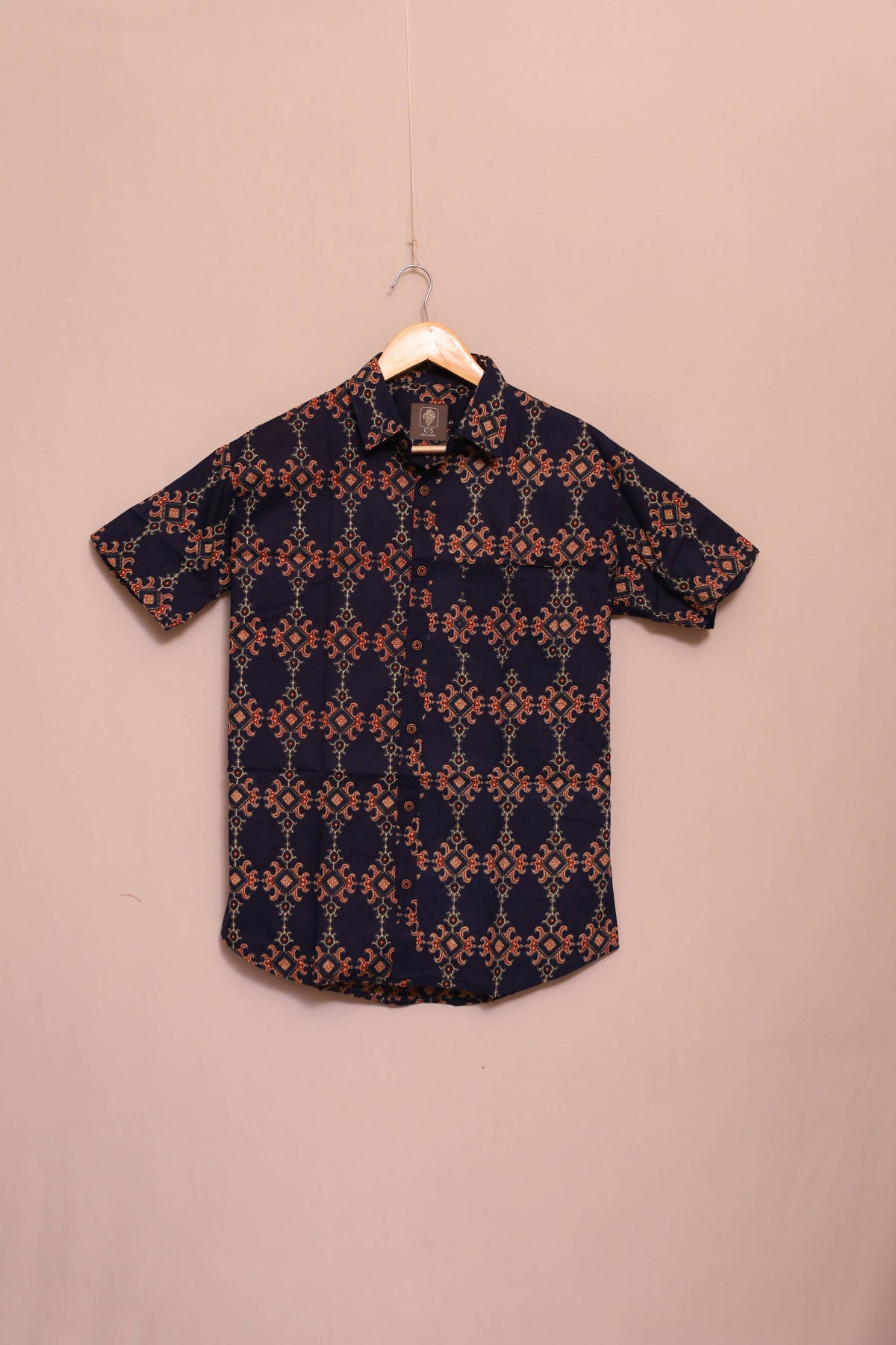 Regal Ember Cotton Shirt