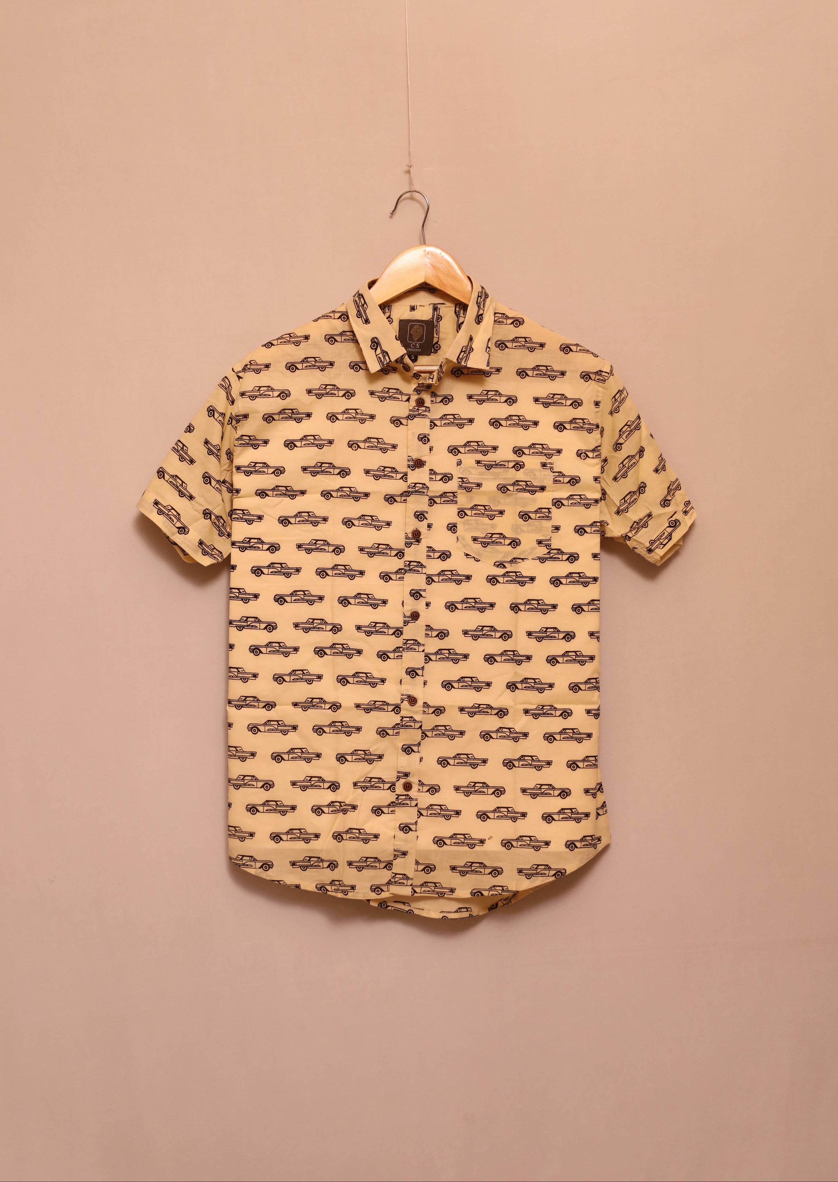 Sepia Drive Unisex Cotton Shirt