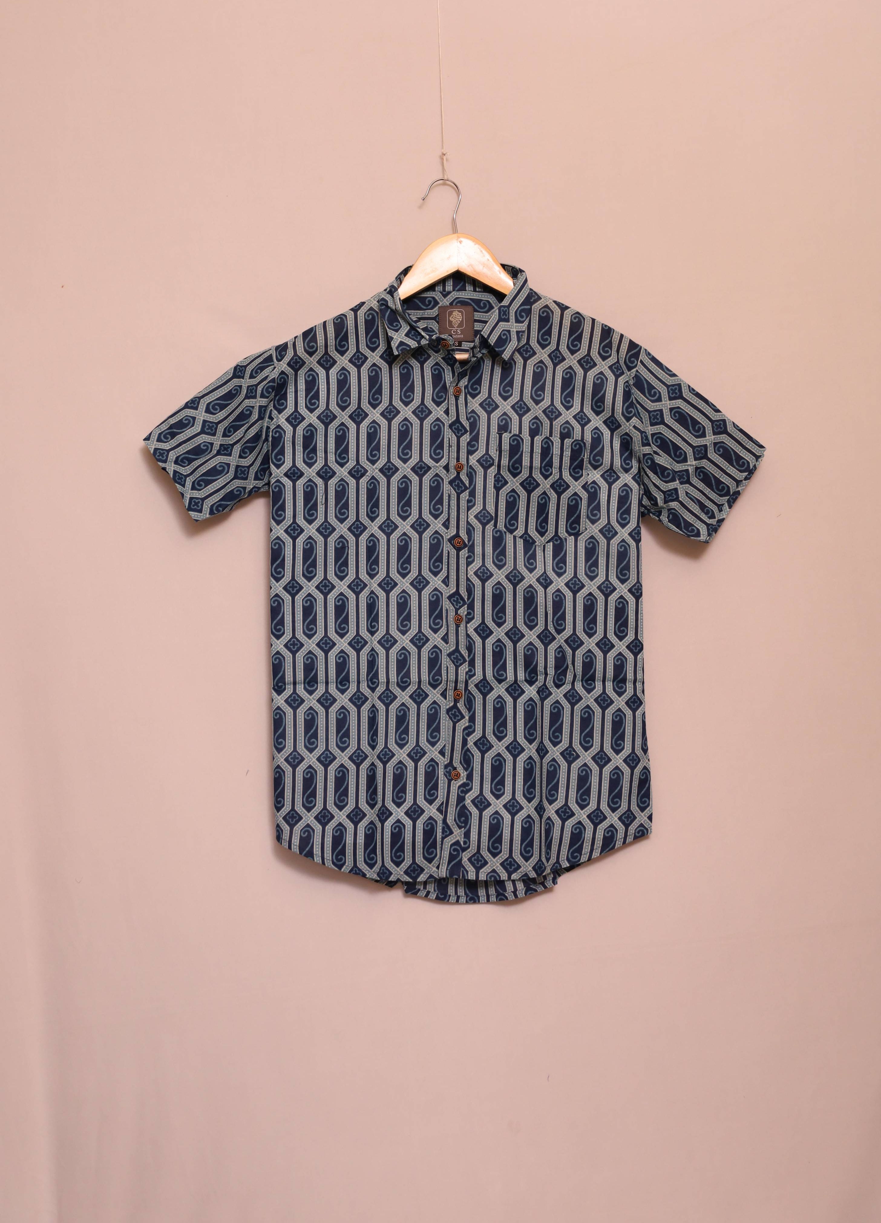 Steel Chain Link Unisex Cotton Shirt