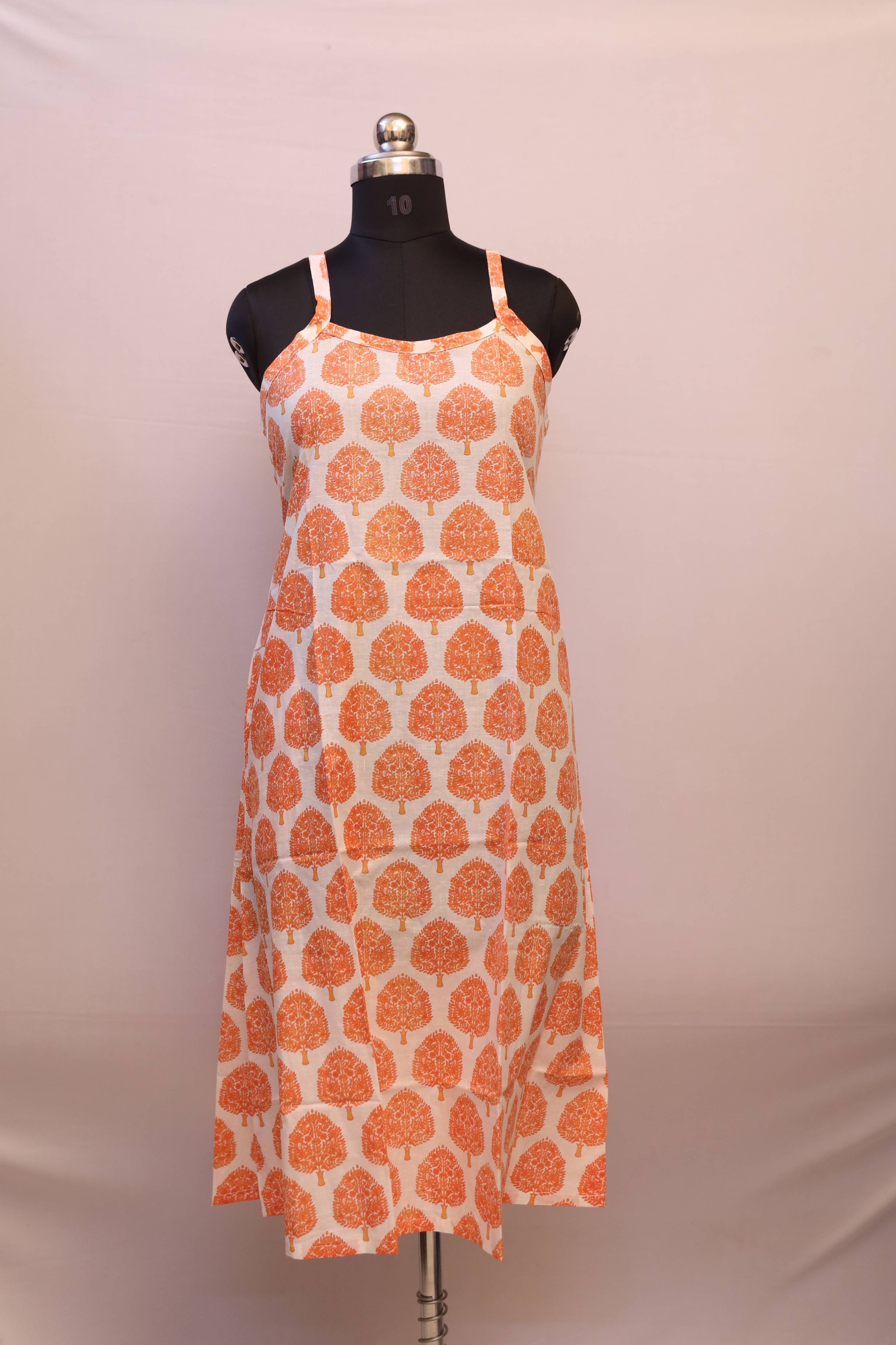 Tangerine Grove Spaghetti Kurti