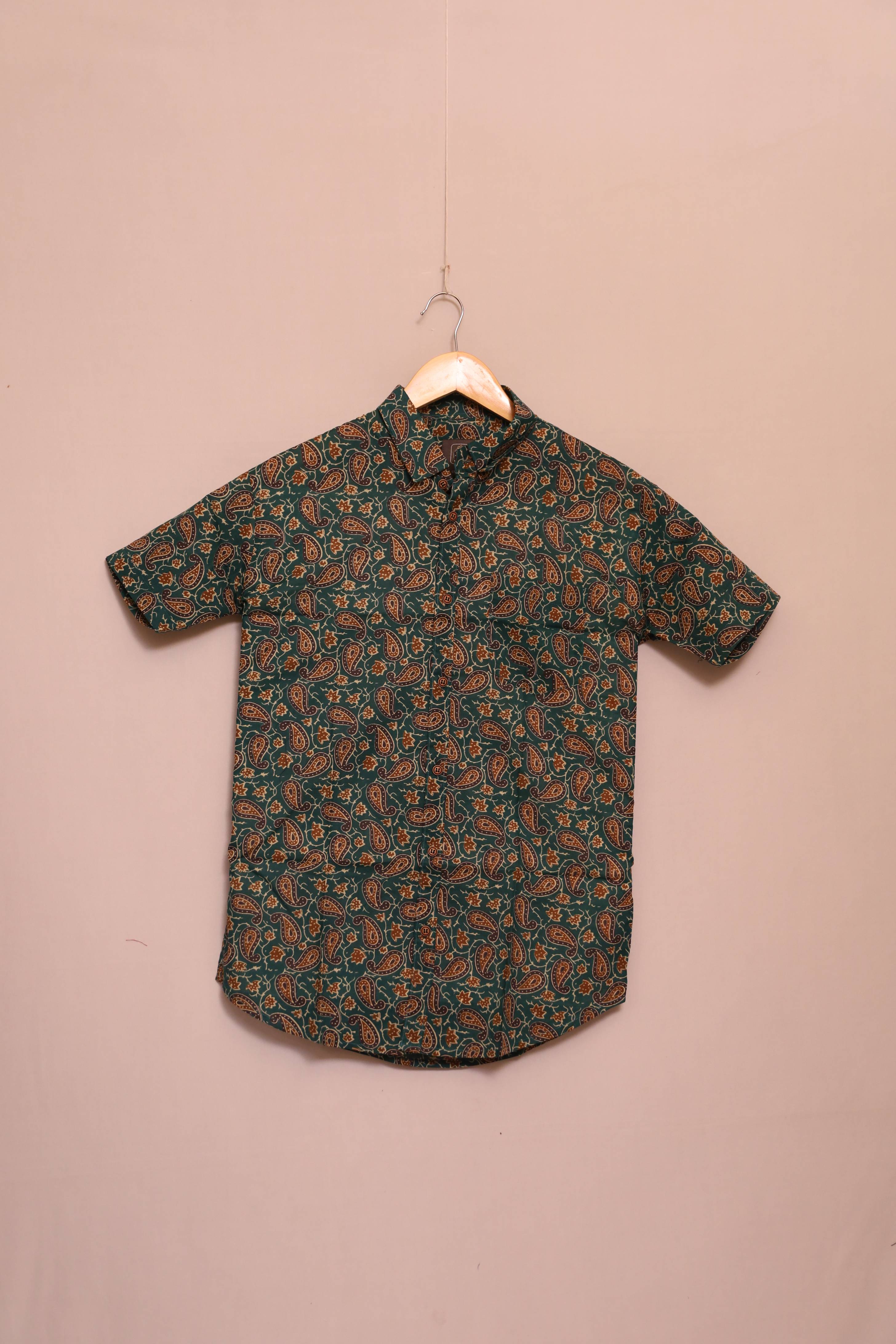 Verdant Royale Cotton Shirt