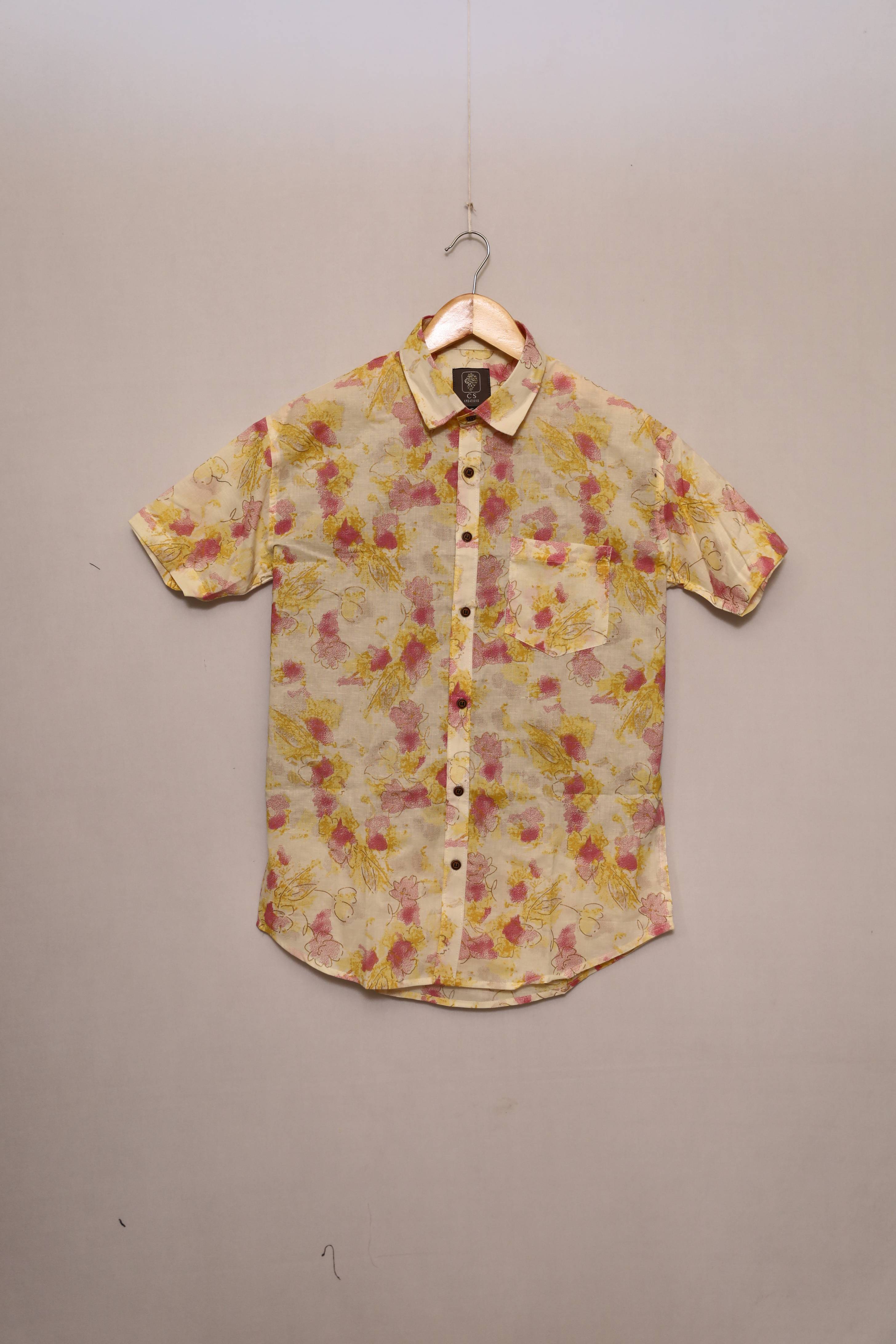 White and Pink Floral